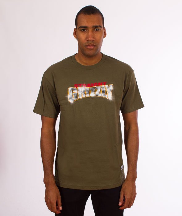 Grizzly-Straight Grizzly T-Shirt Olive