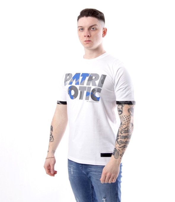 Patriotic-CLS Camo T-shirt Biały