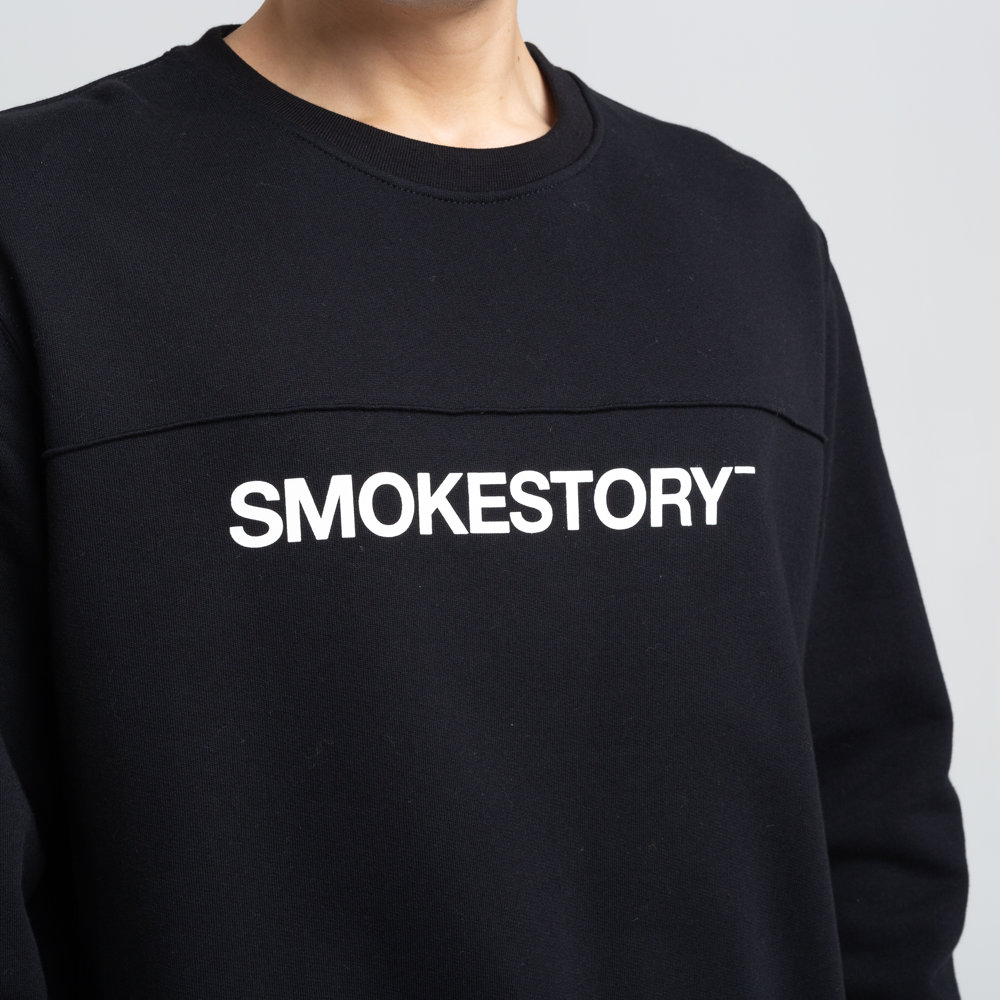 Smoke Story LINE SMOKESTORY Bluza bez kaptura Czarny