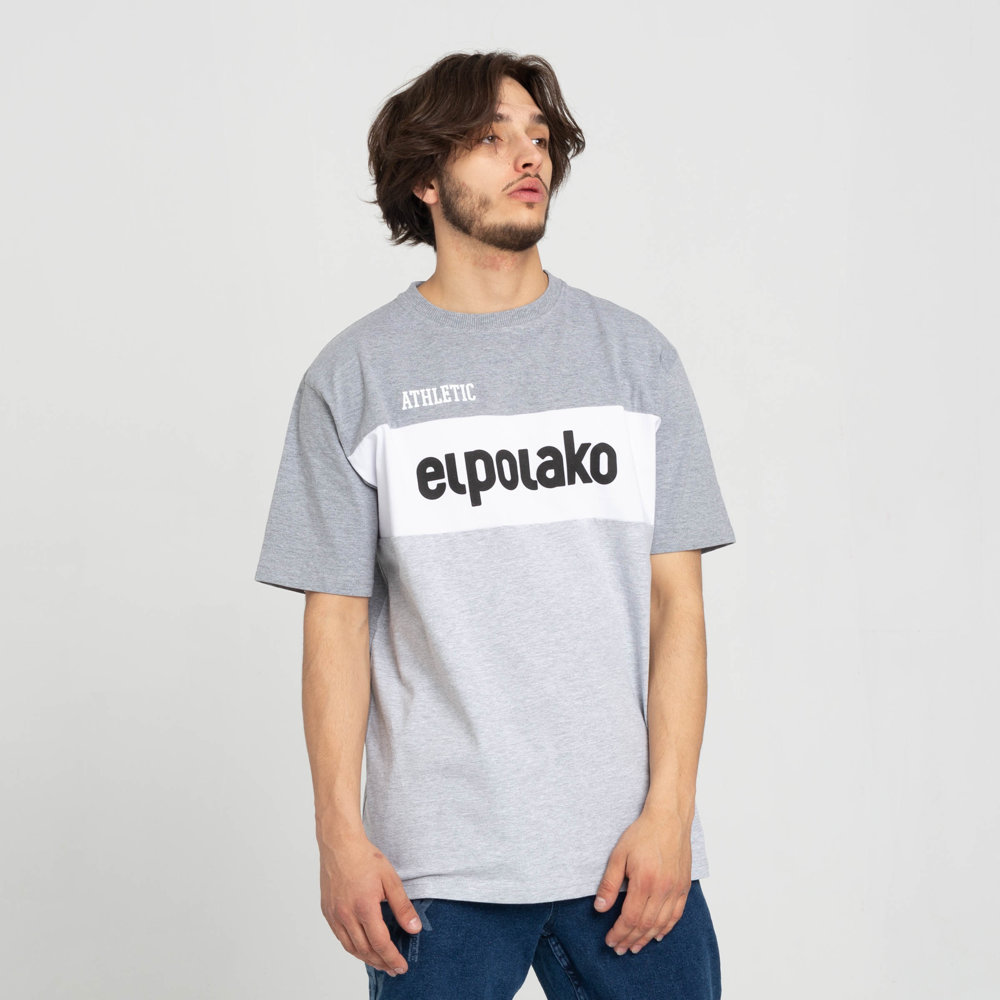 T-Shirt El Polako Athletic Szary