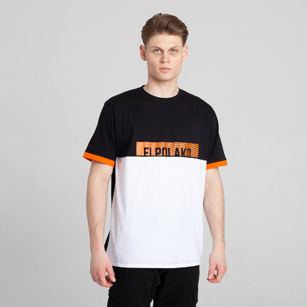 El Polako 3CUT T-Shirt Czarny/Biały