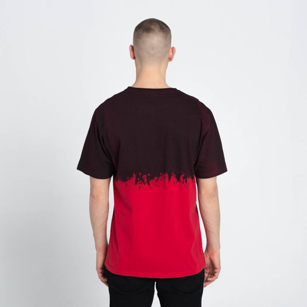 Smoke Story WASHED T-Shirt Oversize Czerwony