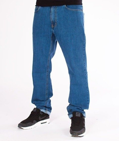 SmokeStory-Classic Slim Jeans Spodnie Light Blue